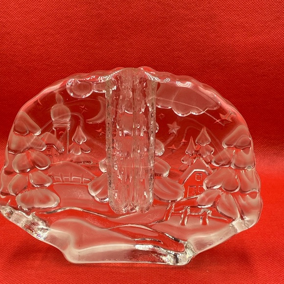 Vintage Original Walther Glass🇩🇪 Crystal Candle Holder - Picture 3 of 7
